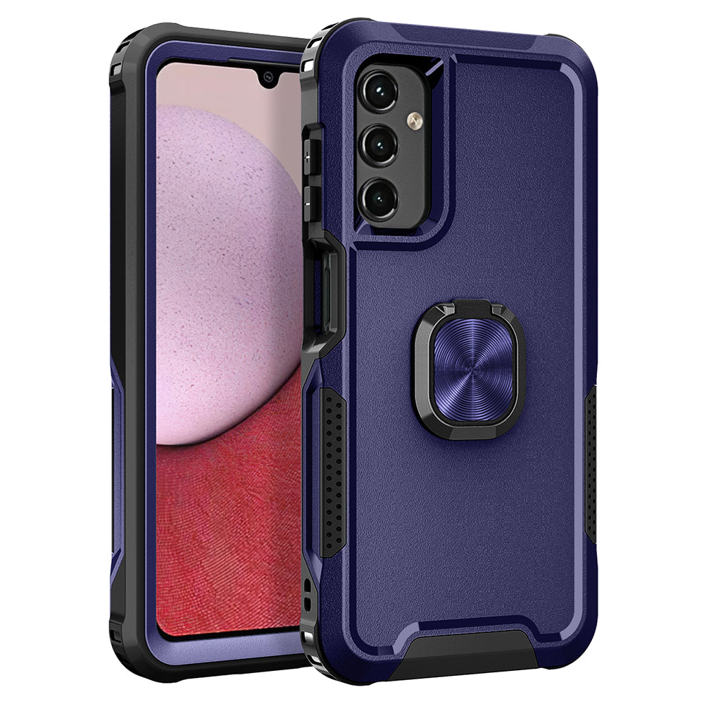 For Samsung Galaxy A14 5G Kickstand Phone Case Plastic Silicone Rotatable Ring Holder Cell Phone Cover For Samsung Galaxy A14 5G Kickstand Phone Case Plastic Silicone Rotatable Ring Holder Cell Phone Cover